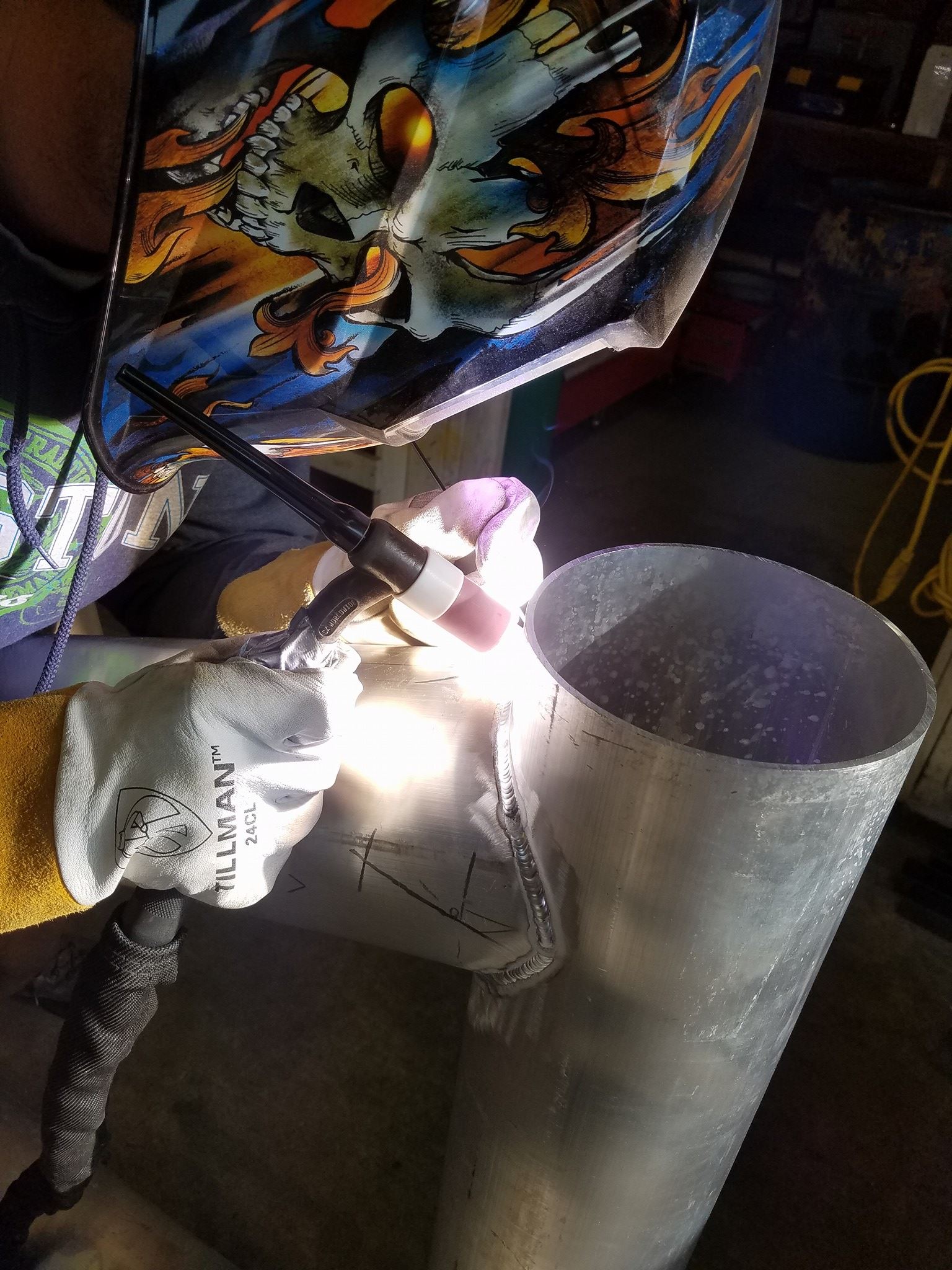 Colton Schluter welding